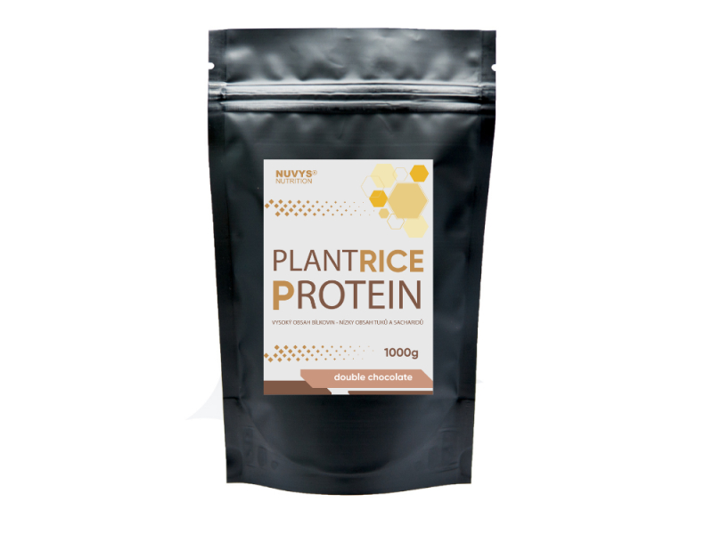 NUVYS NUTRITION PLANT RICE PROTEIN 1KG DOUBLE CHOCOLATE