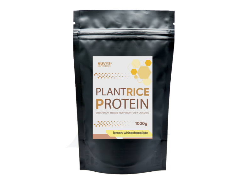 NUVYS NUTRITION PLANT RICE PROTEIN 1KG LEMON WHITECHOCO