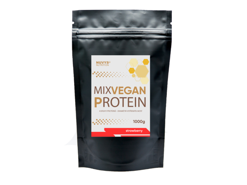 NUVYS NUTRITION MIX VEGAN PROTEIN 1 KG Strawberry